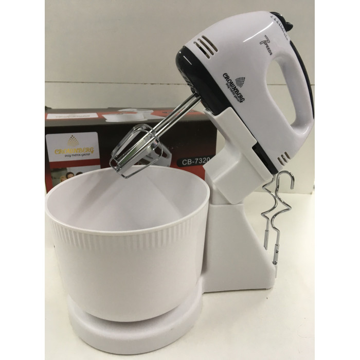 Міксер кухонний з пластиковою чашкою Crownberg CB-7320 (12 шт./ясть)