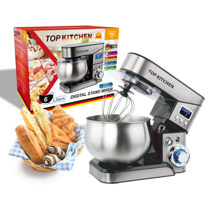 Міксер планетарний Top Kitchen 4000W TK-00224 6л LCD 4000W (2)