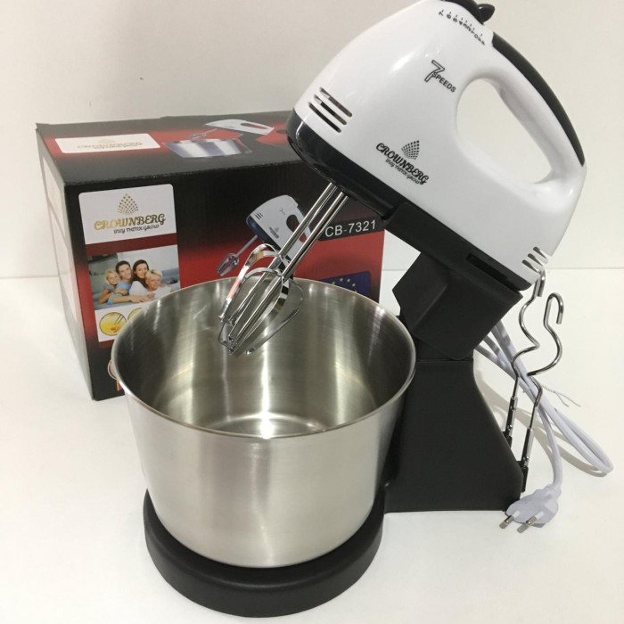 Міксер з чашею Crownberg CB-7321/ 1800W (12 шт./ясть)