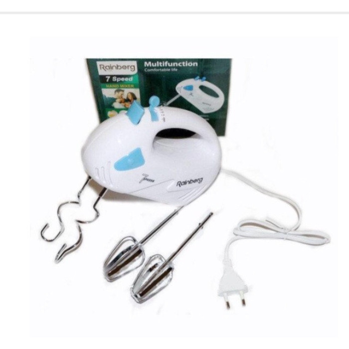 Ручний міксер Rainberg RB-1002 на 5 швидкостей 300 W (24 шт./яский)