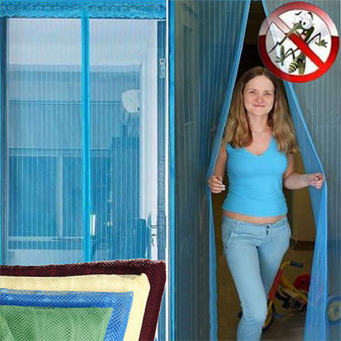 Фіранка москітна Magic Mash, різнобарвна 120*210 см ART-5489/5509 (120 шт./ящ)