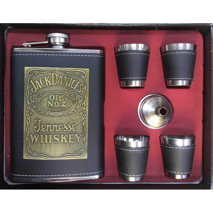 Набір фляга + 4 чарки FLG 26/403