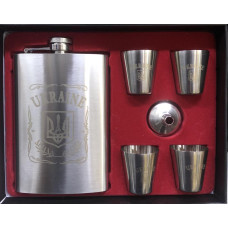 Набір фляга + 4 чарки FLG 19/402