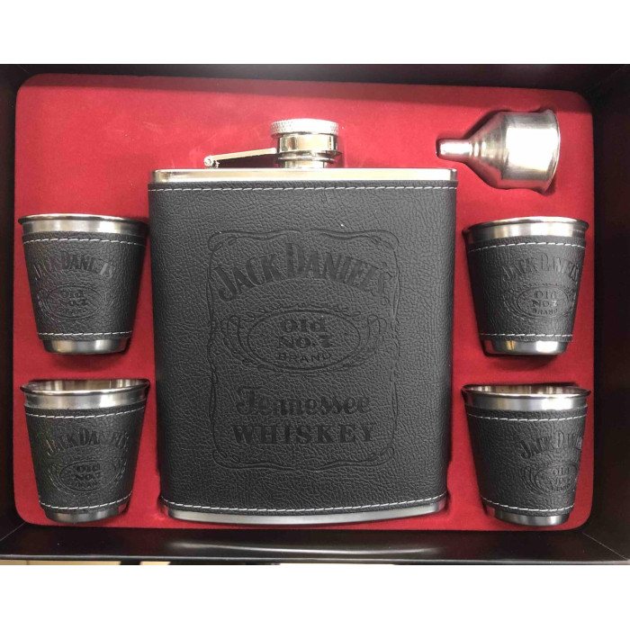 Набір фляга з рюмками великий FLG 601 JACK DANIELS