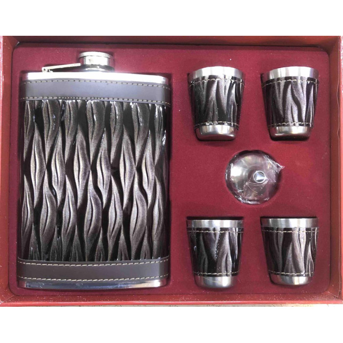 Набір фляга + 4 чарки FLG 49/404