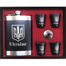 Набір фляга + 4 чарки FLG 55/405