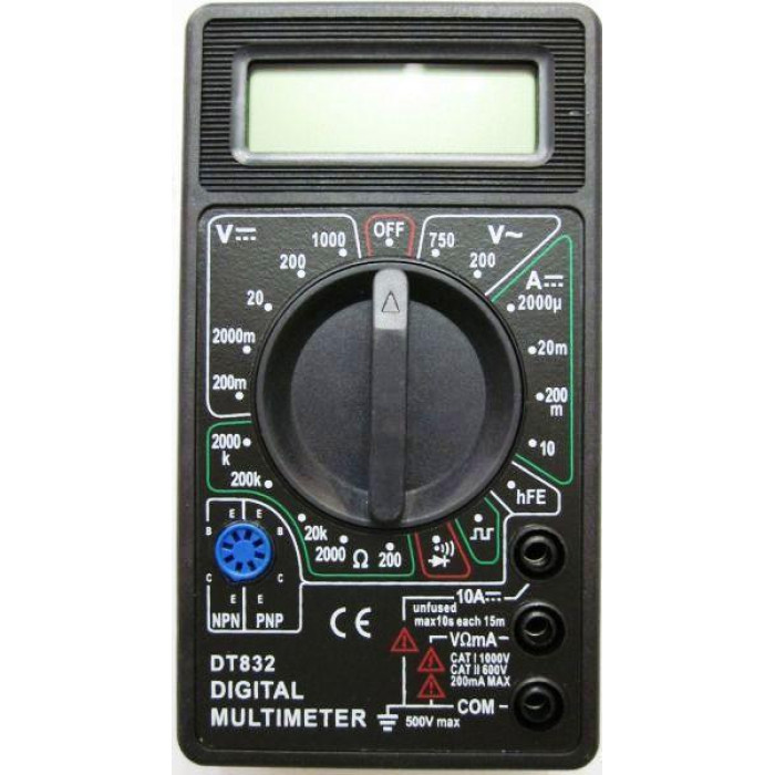 Мультиметр DT-832/ 1018 (100 шт./яск)