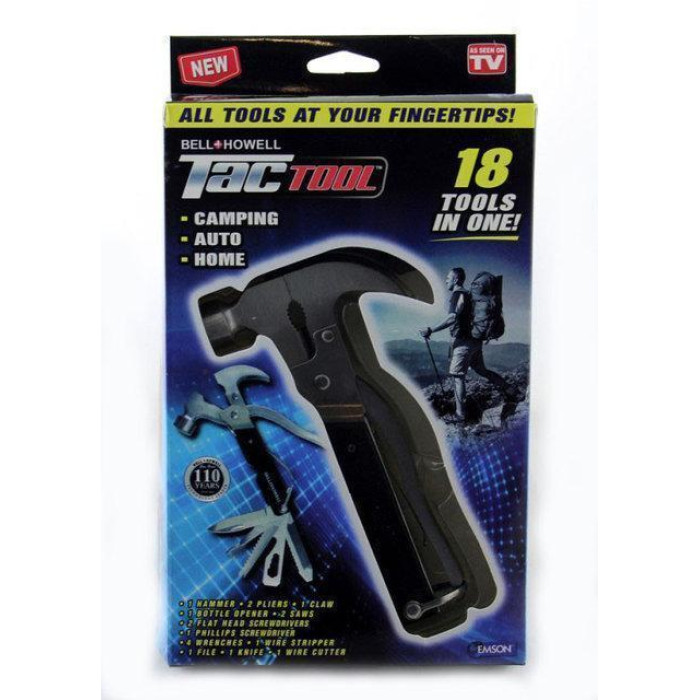 Набір Tac Tool 18 in 1 компактний інструмент мультитул з чохлом ART-0456/A13 (48 шт)