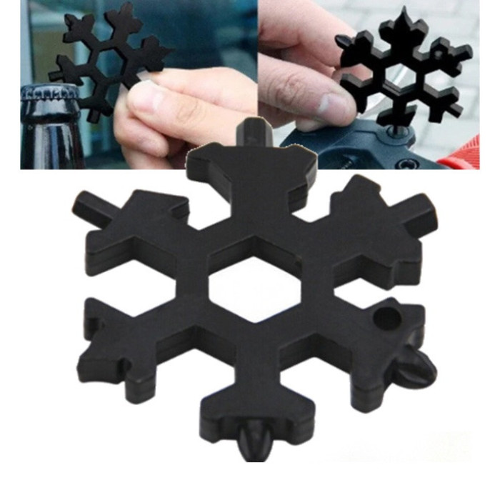 Мультитул 18 в 1 викрутка у формі сніжинки snowflake wrench tool ART-5626 (200 шт./ясть)