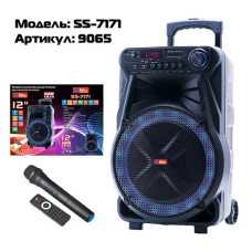 Акустична переносна колонка SS-7171 600 Вт 12" 0х0х0см 9065 (1 шт./ясть)