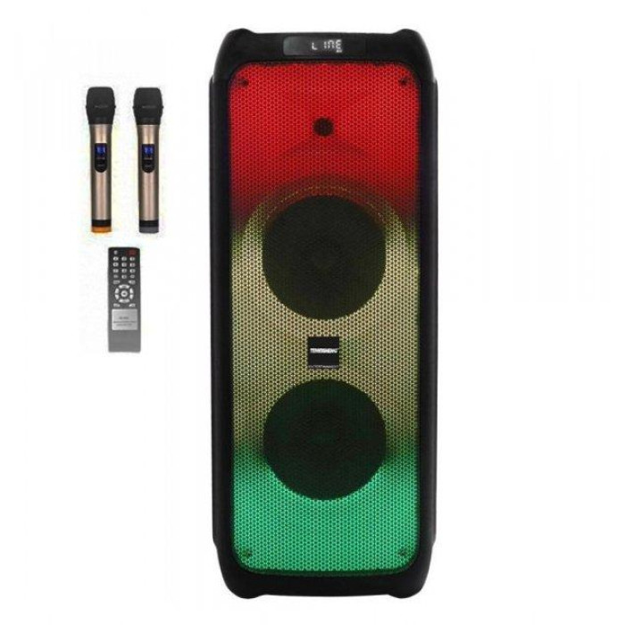 Акустична переносна колонка TMS-210-08+2mic (1 шт./ясть)