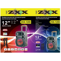 Акустична переносна колонка ZXX-1209 30 Вт 12" 52х34х32см 9452 (1 шт./яск)