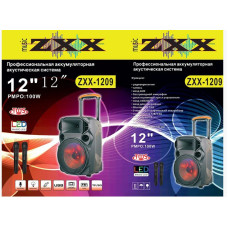 Акустична переносна колонка ZXX-1209 30 Вт 12" 52х34х32см 9452 (1 шт./яск)