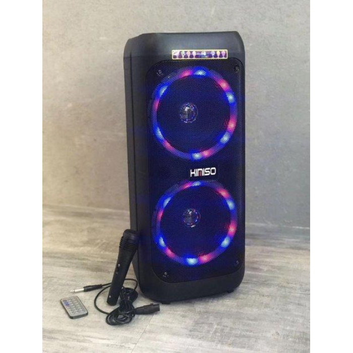 Колонка акумуляторна KIMISO Partybox QS 82/ 7965 з мікрофоном 150 W/USB/BT/FM/TWS (4 шт./яск)