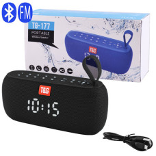 Bluetooth-колонка TG177, speakerphone, радио, PowerBank, часы (40)