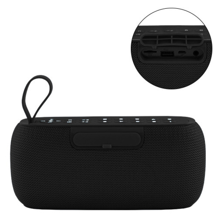 Bluetooth-колонка TG177, speakerphone, радио, PowerBank, часы (40)