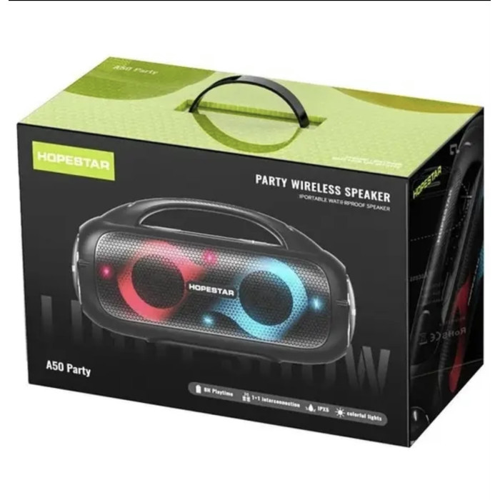 Мінідинамік Bluetooth HOPESTAR A50PARTY 6923 (6 шт)