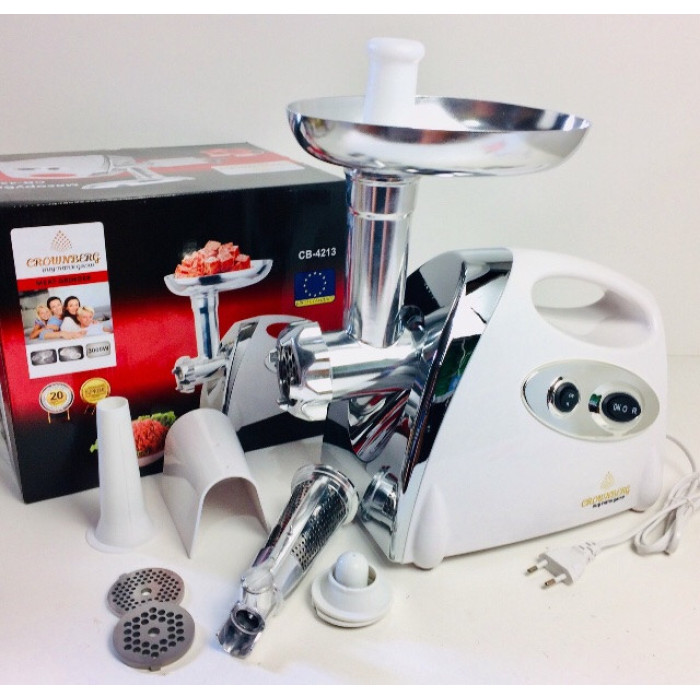 Електром'ясорубка із соковичавницею Crownberg CB-4213 (4 шт./ясть)