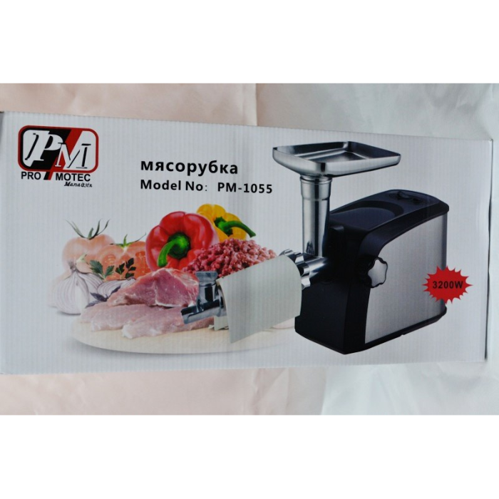 Електром'ясорубка із соковичавницею PROMOTEC PM-1055