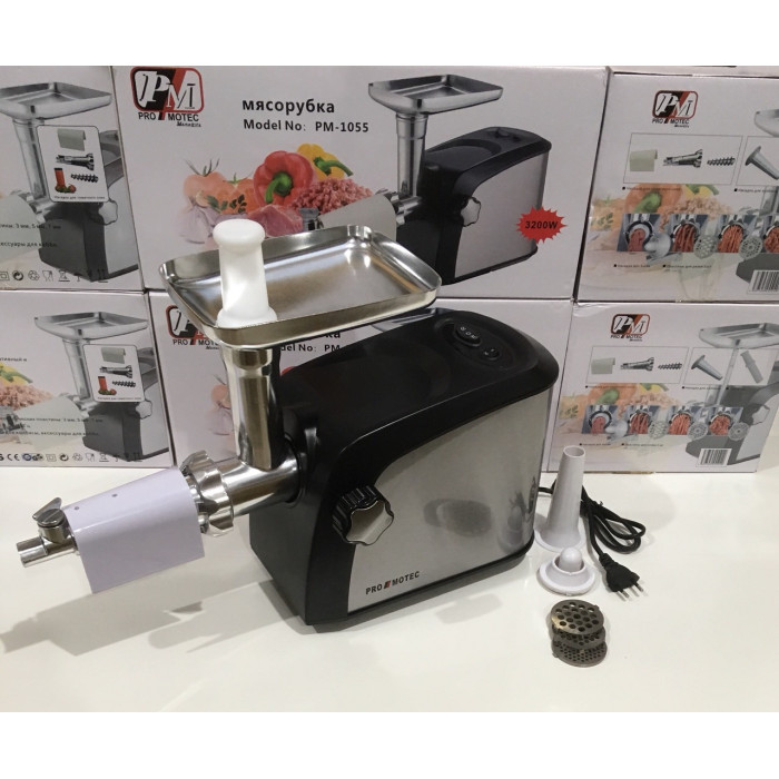 Електром'ясорубка із соковичавницею PROMOTEC PM-1055