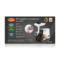 М'ясорубка електрична 3200Вт мет. корпус ковбаса кеббе BITEK BT-3367/ 6821 (6)