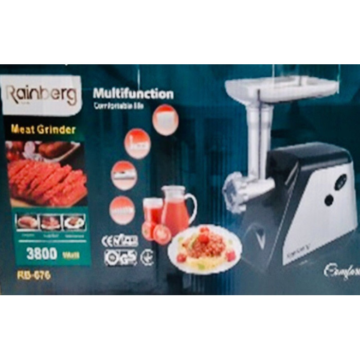 М'ясорубка Rainberg RB-676 3800 Вт (4 шт./ясть)