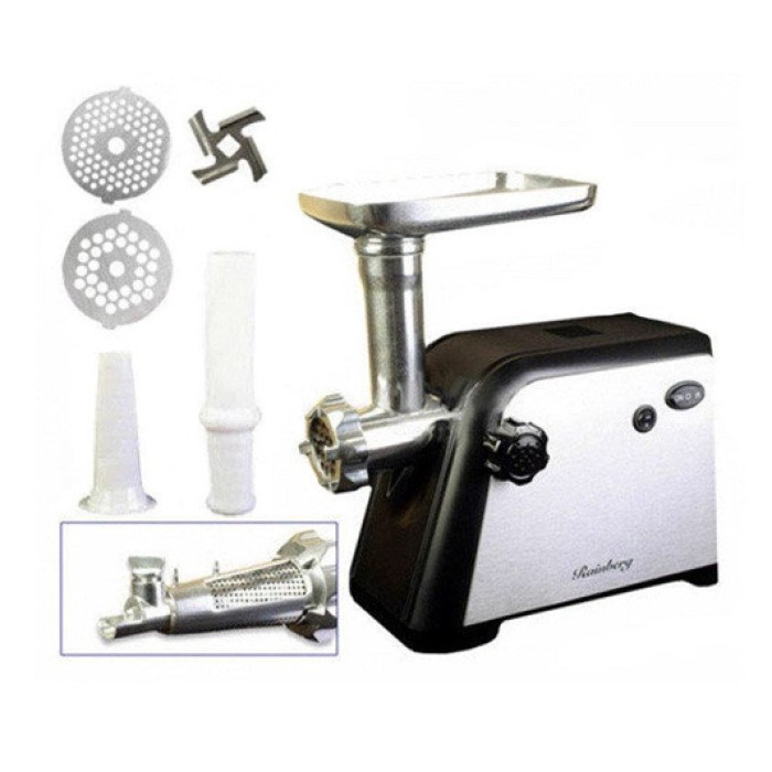 Електром'ясорубка +соковичавниця RAINBERG RB-673 A/ 3800 Watt (4 шт./ясть)