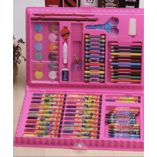Набір для дитячої творчості у валізі з 86 предметів рожевий EL-1095 (24 шт./ясть)