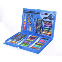 Набір для дитячої творчості у валізі з 86 предметів синій EL-1095 (24 шт./ясть)