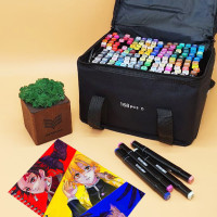 Набір двосторонніх скетч маркерів 168 штук Touch Raven, на спиртовій основі ART 8000 (8 шт./ясть)