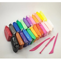 Пластелін 24 кольорів SK 13G-24 CLAY BK 024 (108 шт./ясть)