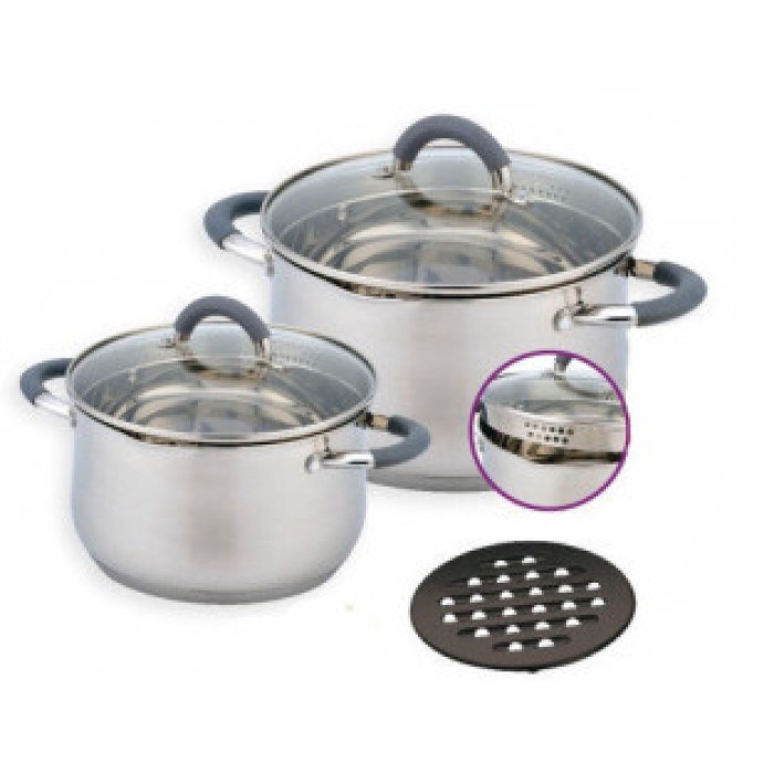 Набір каструль 3 л/5.1 + підставка BN-237 (4)