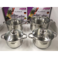 Набір каструль неірж 8 пр BN-206 (4)