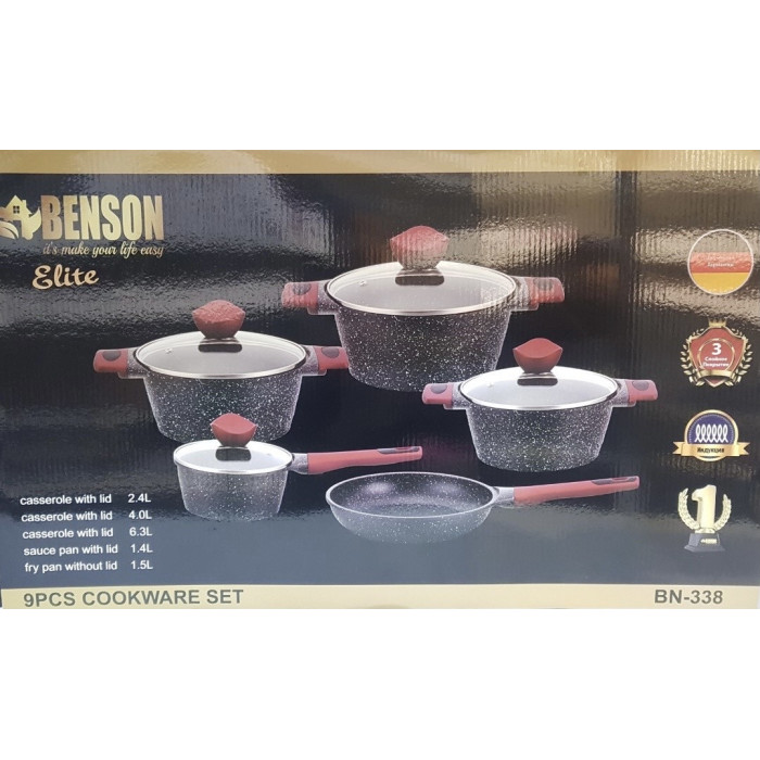 BN-338 (2)-Набір каструль (2 шт./яск)