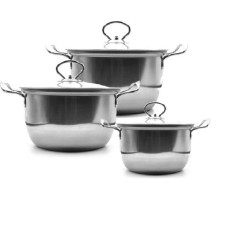 Набір каструль UNIQUE UN-5074 6 пр (18,20,22 см) (12 шт./ясть)