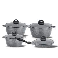 Набір каструль 2,1л 2.2 л 3.2 л 4.2 л BN-325 (2 шт./ясть)