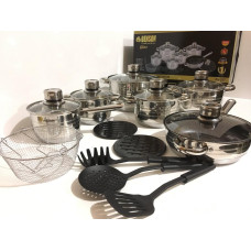 Набір каструль неірж 18 пр BN-197 (2 шт./ясть)