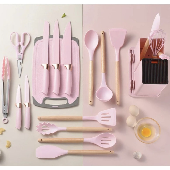 Набір ножів + кухонне приладдя Zepline ZP-107 19 предметів