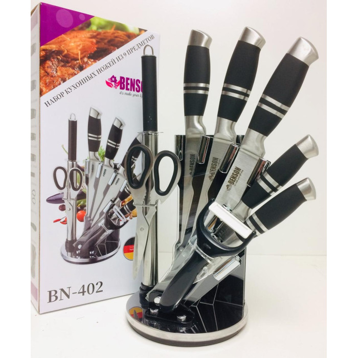 Набір ножів 8 предметів BENSON BN-402 (6 шт.)
