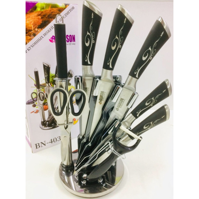 Набір ножів 8 предметів BENSON BN-403 (6 шт.)