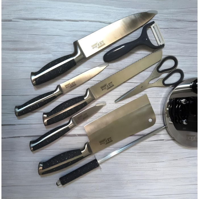 Набір ножів на підставці ZP-076