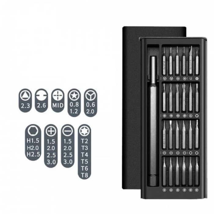 Набір викруток 24 в 1 магнітні Біти Phillips Torx Hex Precision DIY розбірний мінічохо (240 шт./шук)