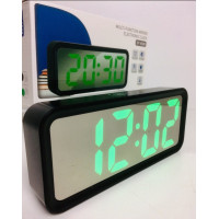 Настільний годинник електронний VST-6508L GREEN (100 шт./яский)