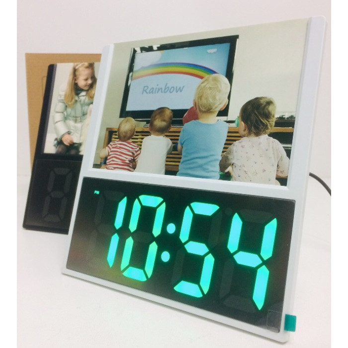 Годинник DS 6608/ 7570 з фоторамкою (60 шт./яск.)