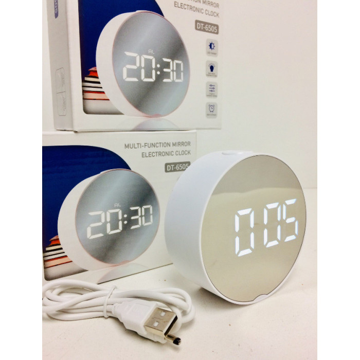 Настільний електронний годинник VST-6505/5427 Mirror (100 шт./яский)
