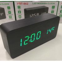 Настільний годинник від мережі +батарейка ART-862-4 (80 шт./ясть)