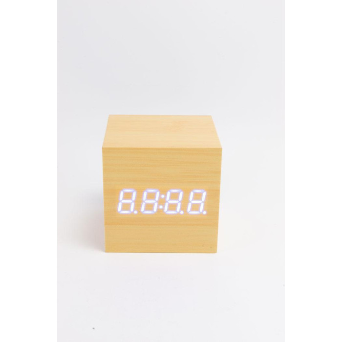 Настільний годинник від мережі +батарейка ART-869 (120 шт)