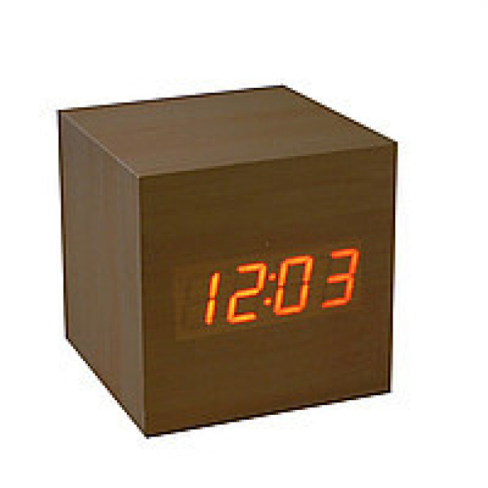 Настільний годинник від мережі +батарейка ART-869 (120 шт)