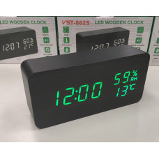 Настільний годинник від мережі +батарейка ART-862S/6770 (80 шт./ясть)