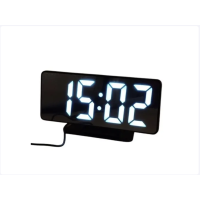 Годинник настільний VST-888-6 Білий підсвітка + температура USB (60)